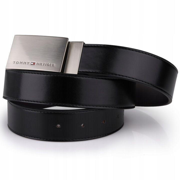 Pasek Tommy Hilfiger 4w1 Dwustronny 40/100 2 Klamry Etui Pudełko