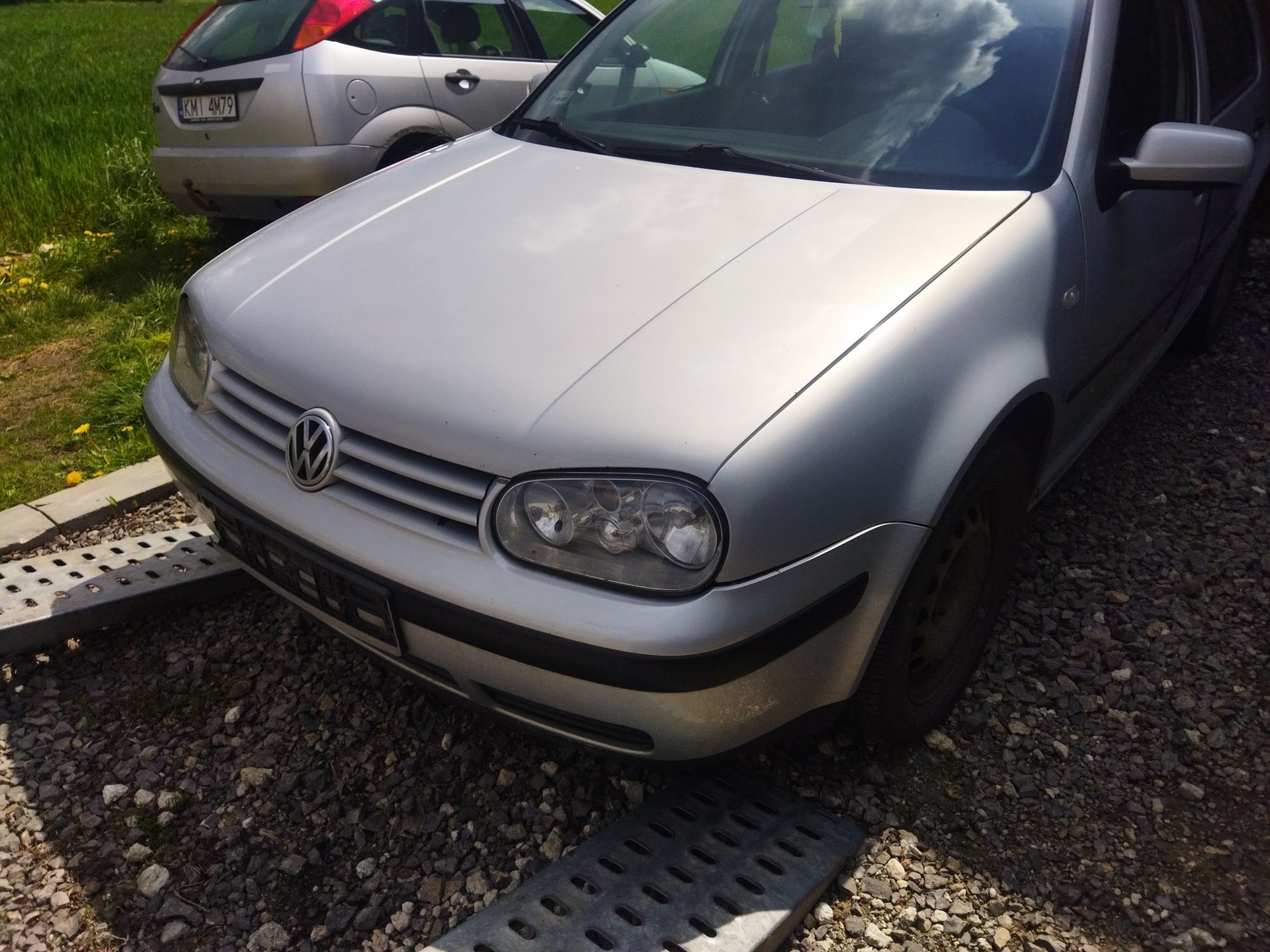 Kompletny Przód LA7W VOLKSWAGEN Golf IV 4 Maska Zderzak Pas Lampy