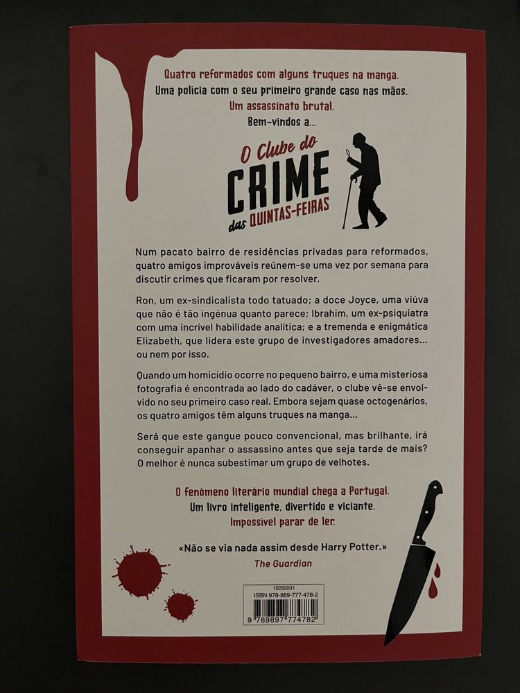 Livro: O clube do crime das quintas-feiras