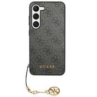 Etui Guess 4G Charms Collection Na Samsung Galaxy S24 Ultra - Czarne