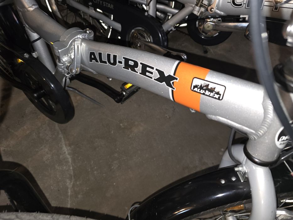 Firmowy lekki Niemiecki ( niecałe 13 kg)rower aluminium składak