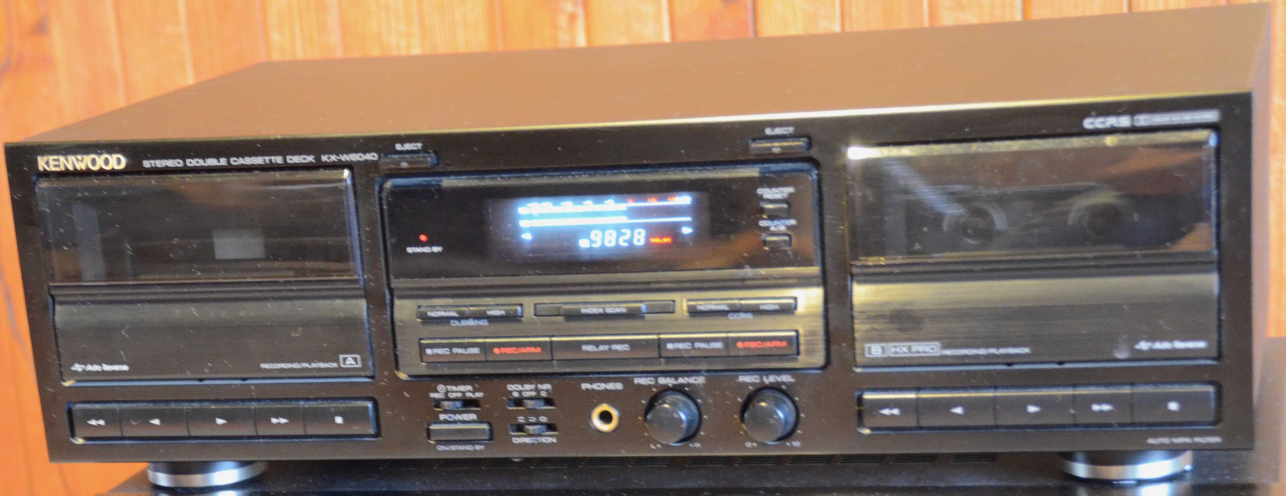 Kenwood KX-W6040 Magnetofon dwukasetowy Dolby B C Autorewers
