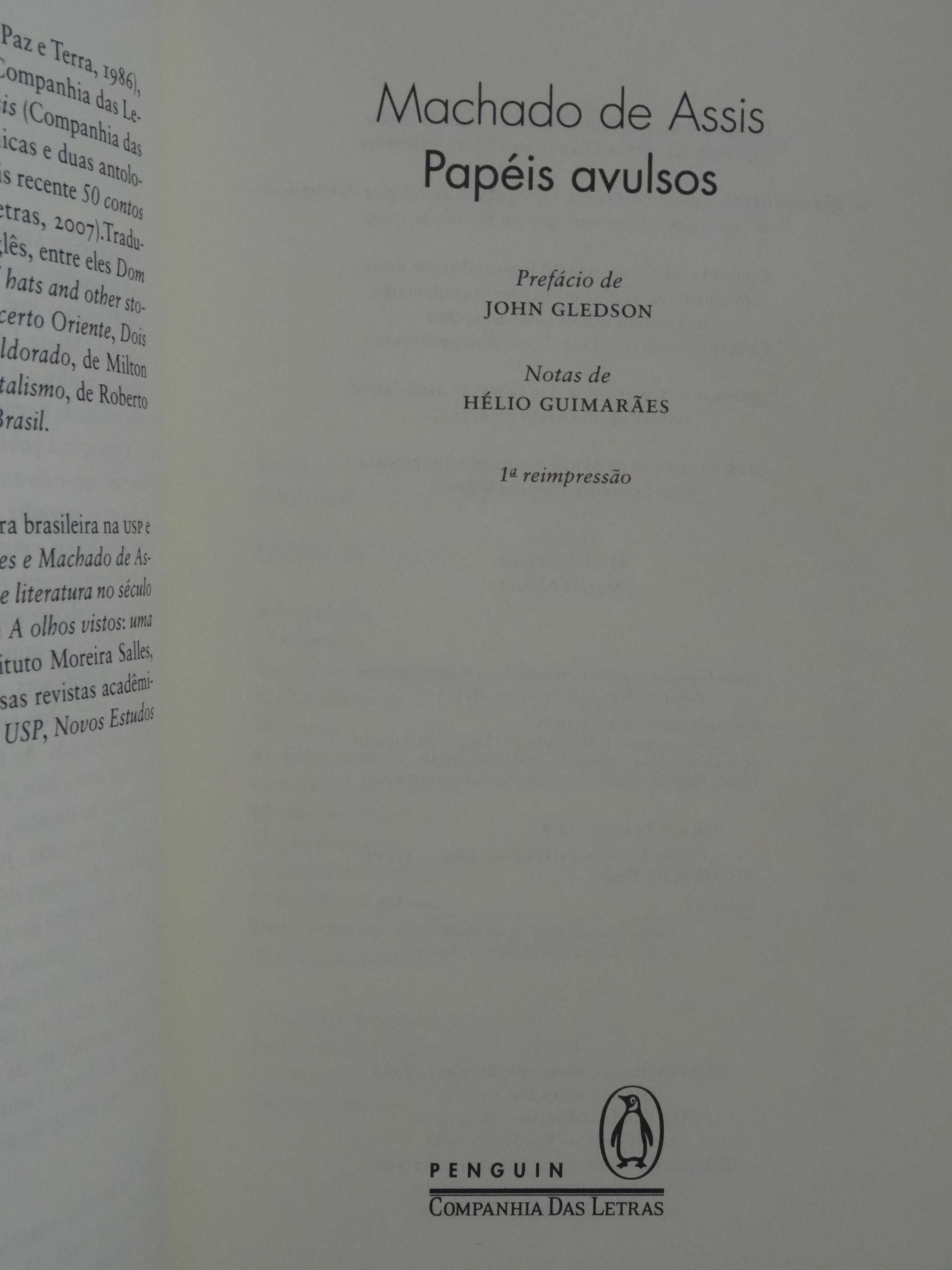 Papéis Avulsos de Machado de Assis