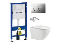 Інсталяція GEBERIT Delta 20 з унітазом KollerPool Round Soft-Close