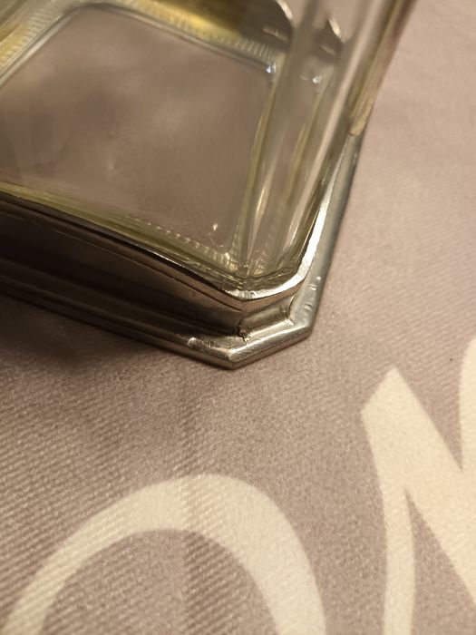 Włoska Karafka do Whisky  okuta srebrem