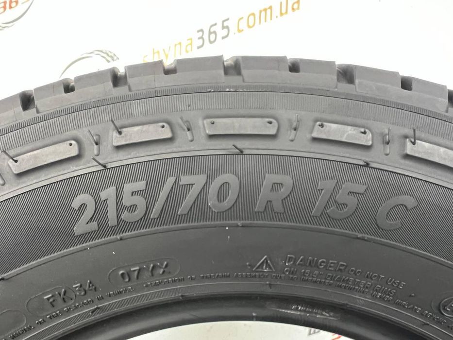 215/70 r15c michelin agilis 3 6mm шини бу