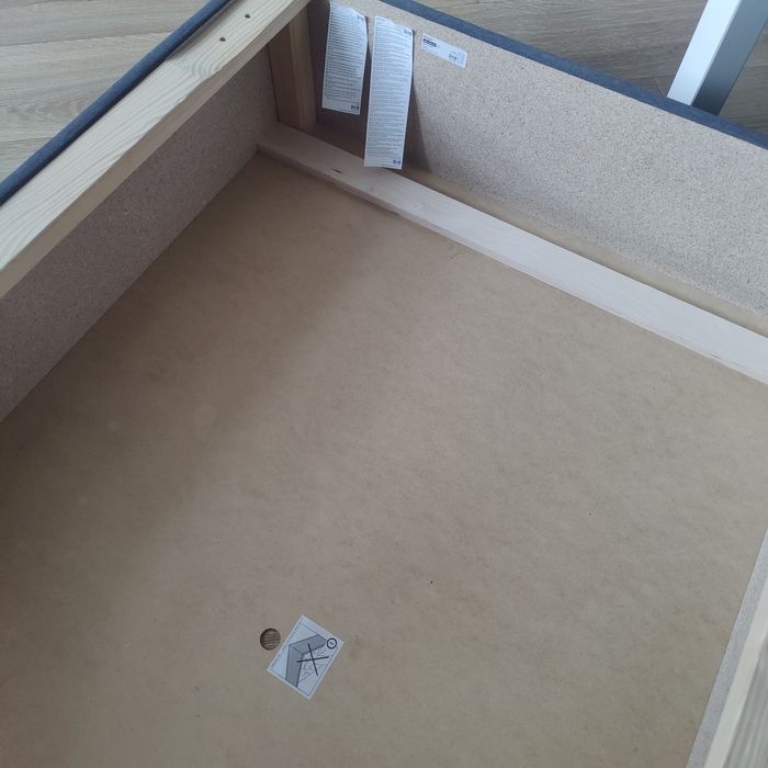 IKEA BYGGET Łóżko pojedyncze jednoosobowe, kanapa sofa
