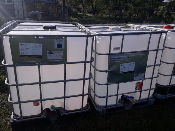 Mauzer pojemnik na wodę nowe raz używane 1000l deszczówka transport