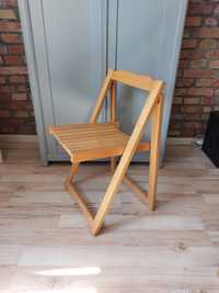 krzesło drewniane składane