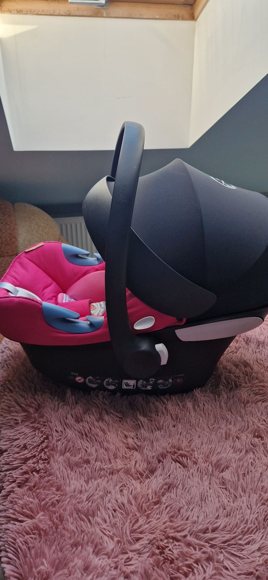 Cybex Aton M I-Size 0-13kg + Baza ISOFIX