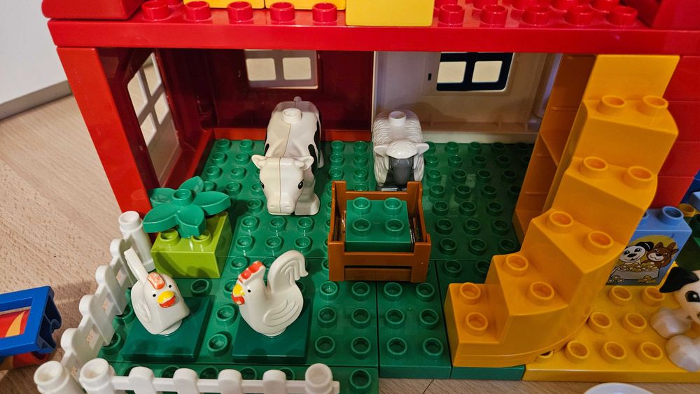 Lego duplo gospodarstwo duże farma traktory zwierzęta