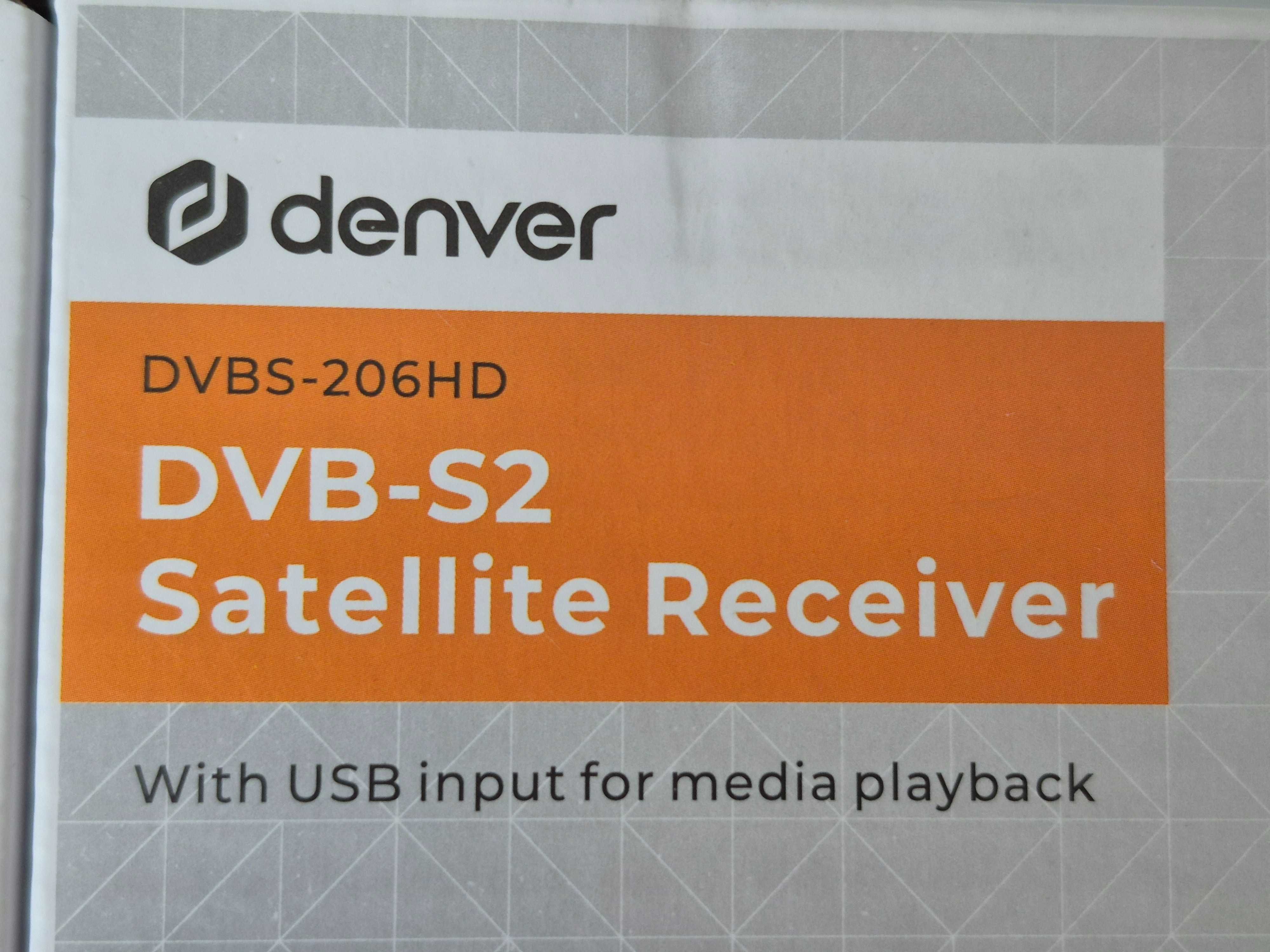 Denver DVBS-206HD dekoder DVB-S2 Satellite Receiver
