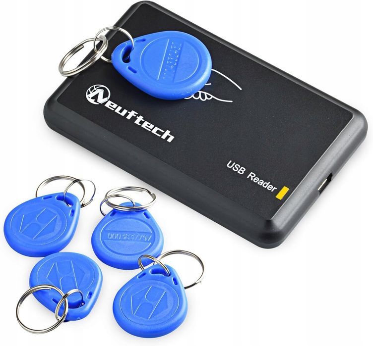 Neuftech EU-RFID Bezdotykowy Czytnik Kart Identyfikacyjnych USB