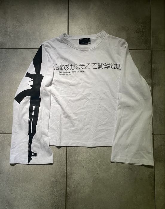 лонгслів longsleeve crop opium archive rap swag sk8 custom ak