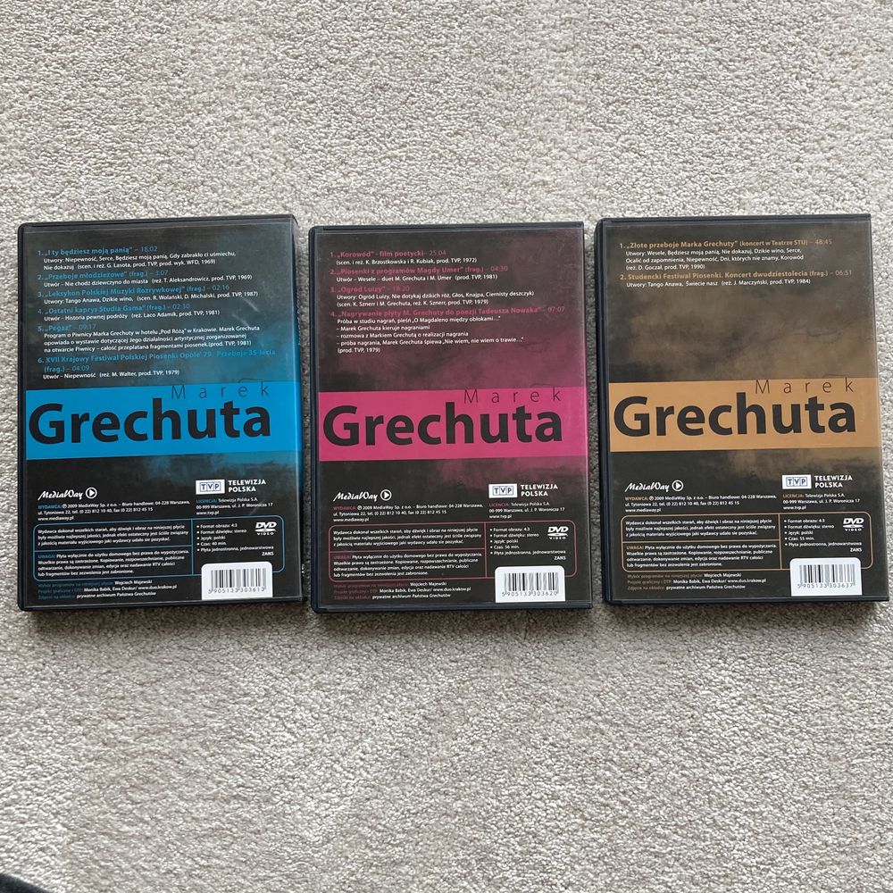 Marek Grechuta kolekcja 3 DVD