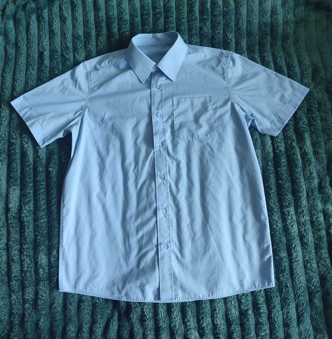 Koszula dla chłopca elegancka z krótkim rękawem