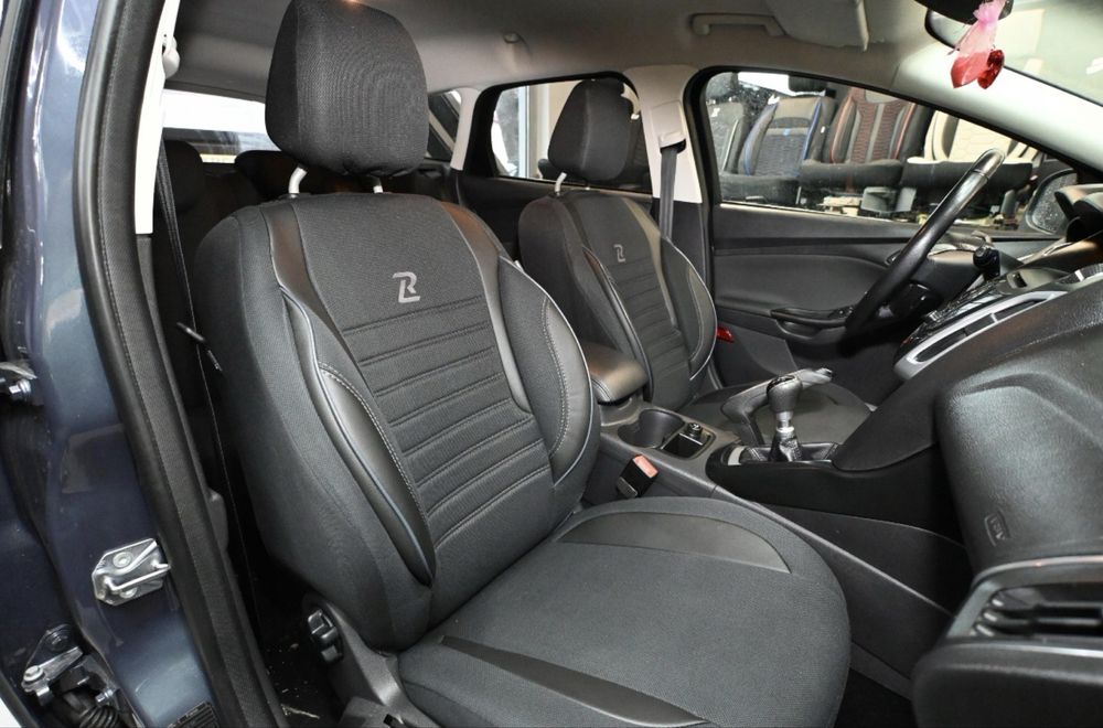 Чохли для сидінь автомобільні розкішні комплект ARES чорні універсальн