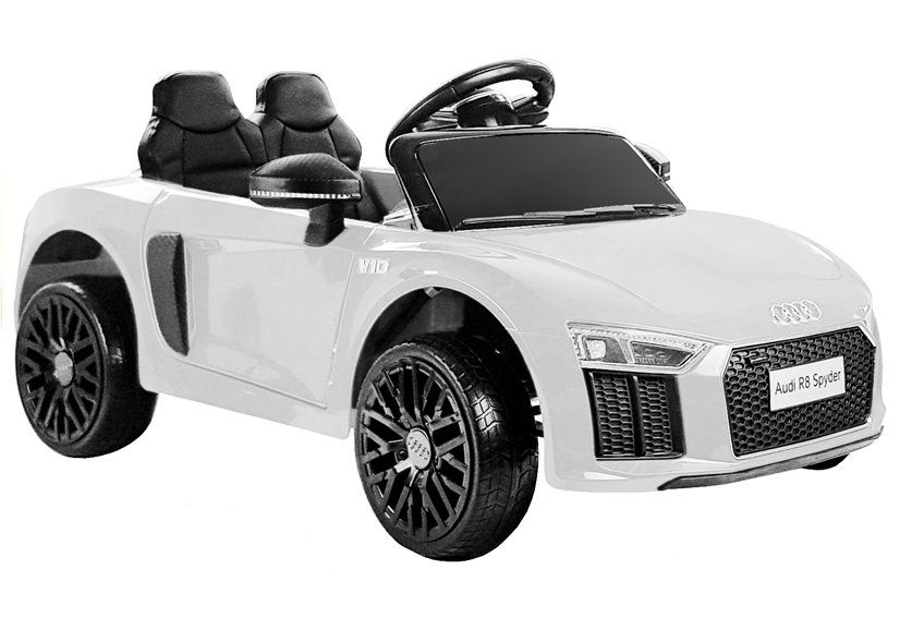 NOWY Audi R8 Spyder Roadster Cabrio Auto na Akumulator 12V dla dzieci