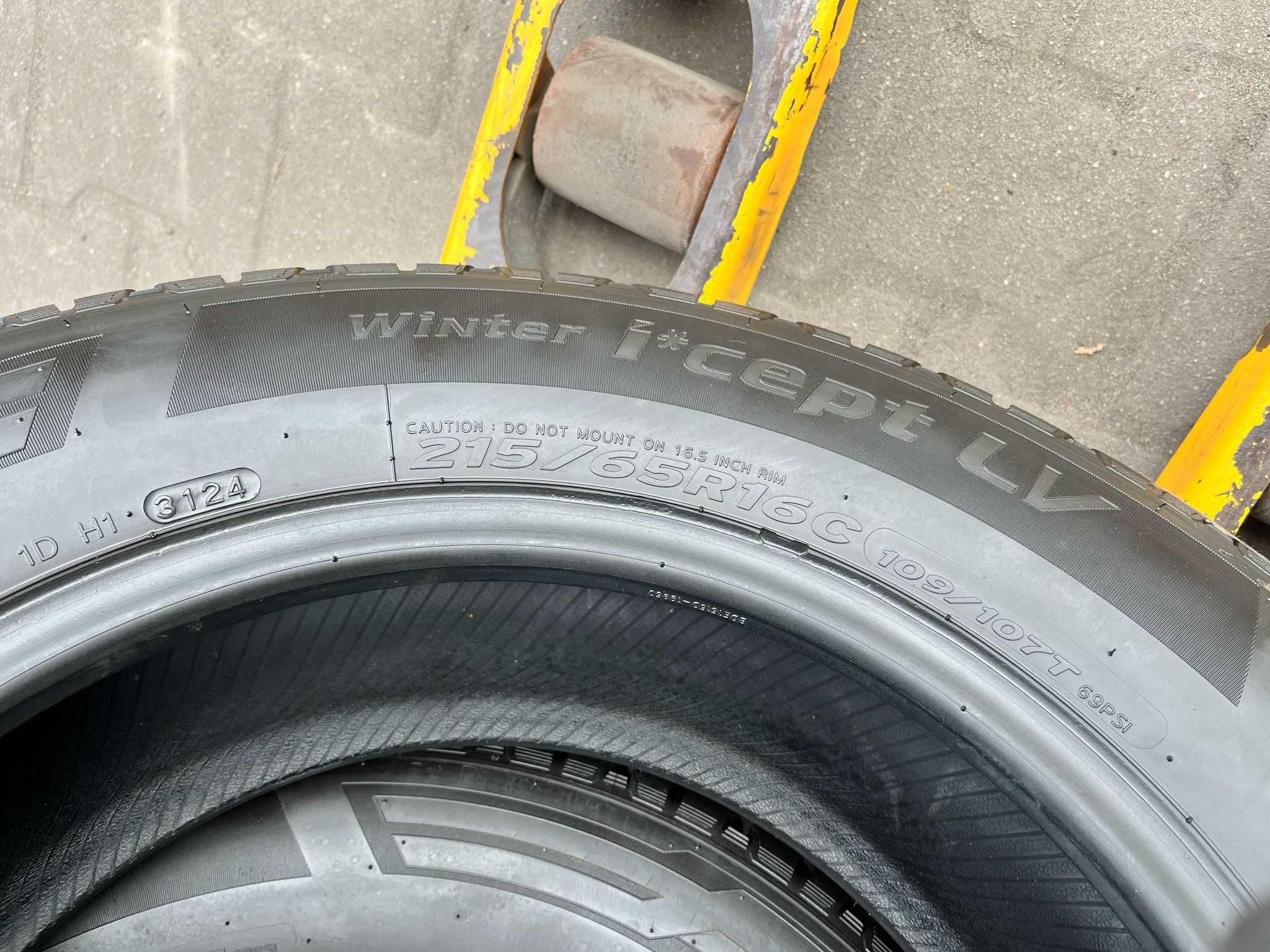 Opony zimowe 4x 215/65 R16C Hankook Winter RW12 LV 9.8 mm DOT24 #3634