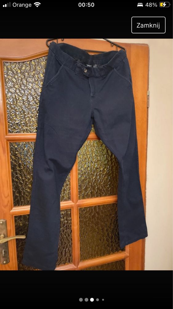 Spodnie materialowe meskie