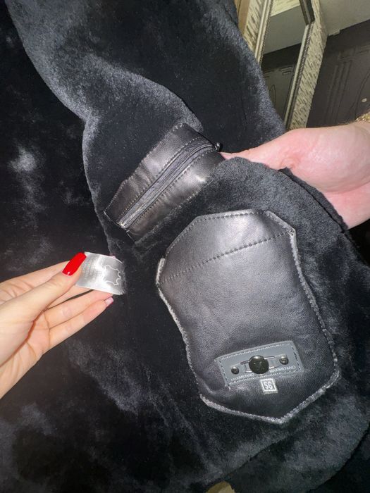 Куртка зимняя кожанная