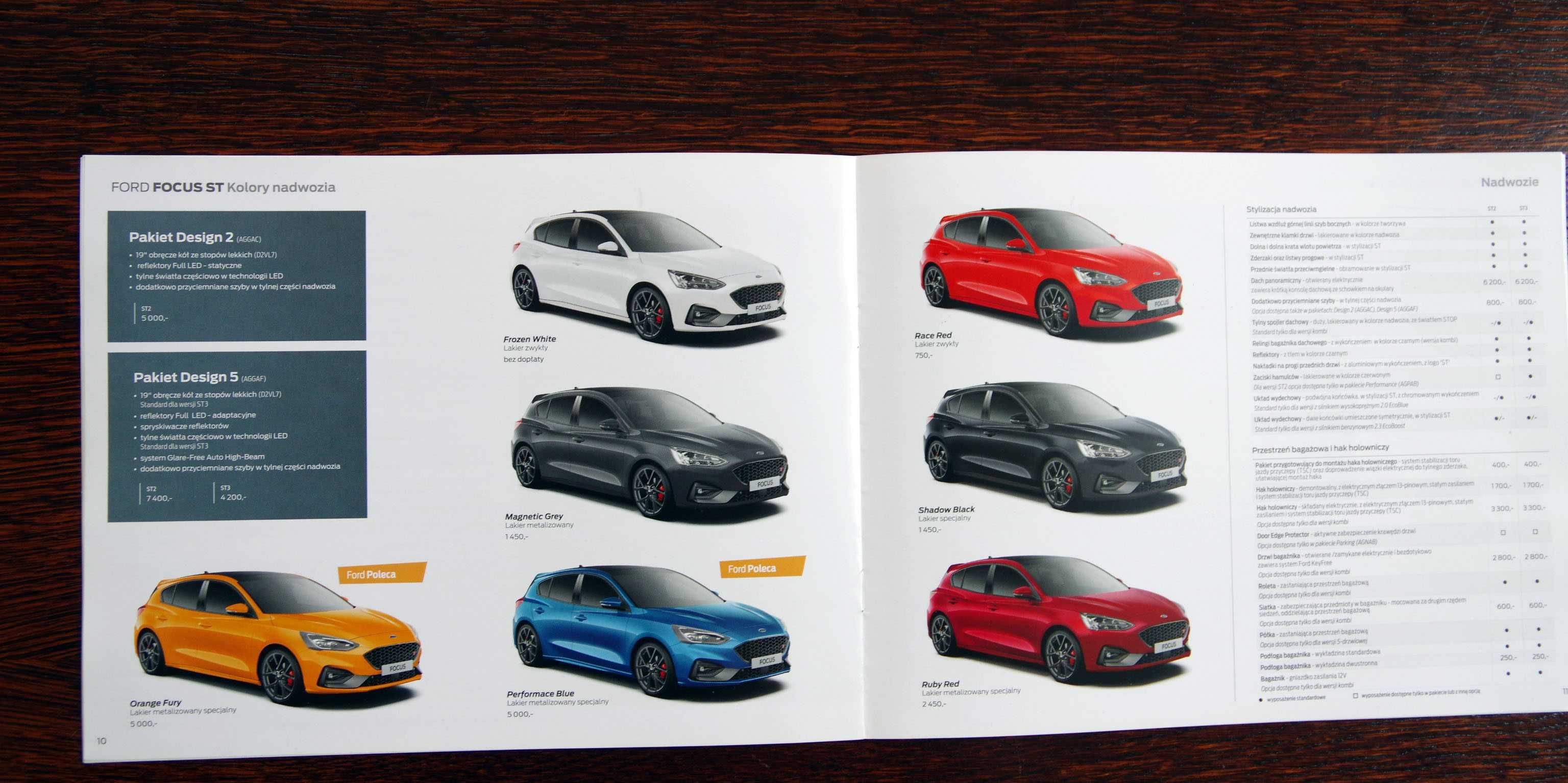 FORD FOCUS ST - katalog, prospekt