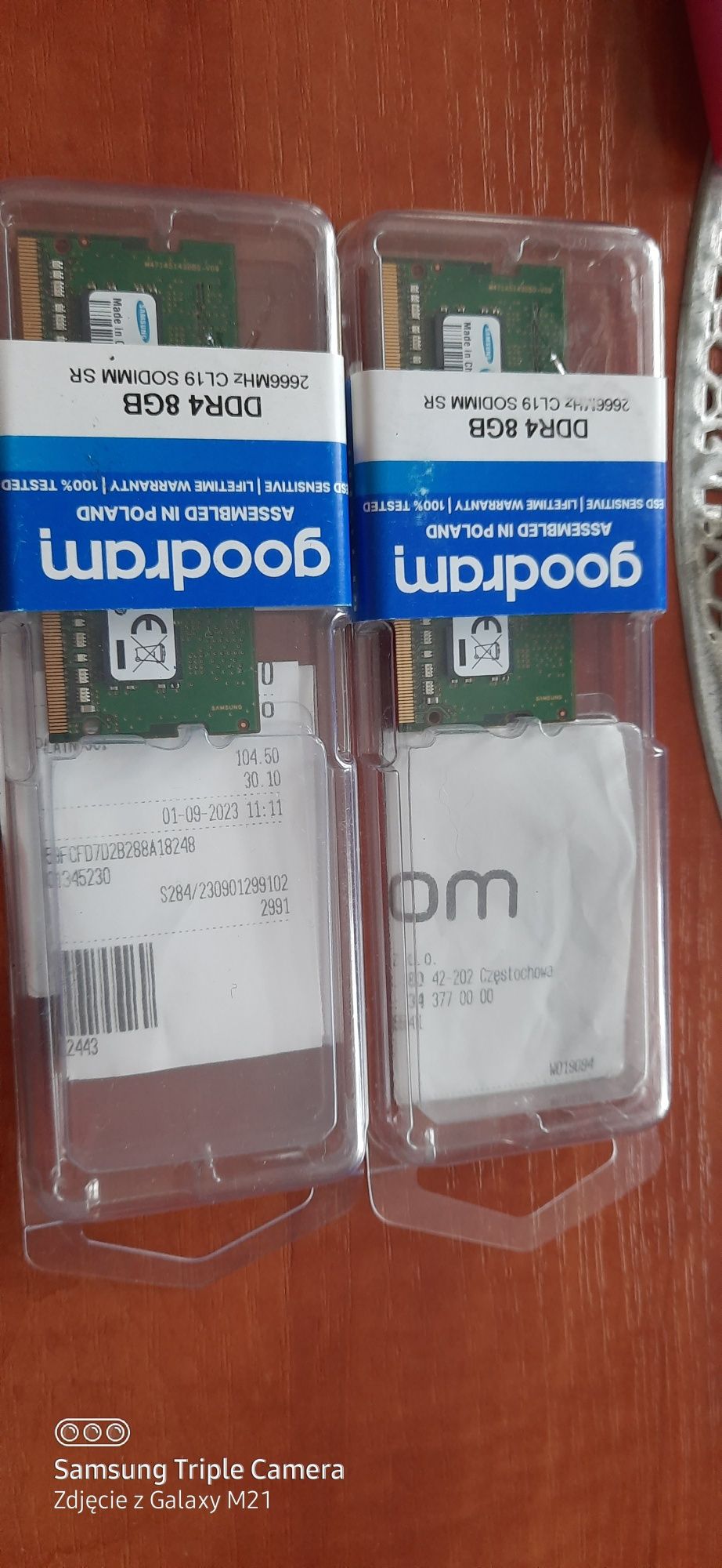 Ram ddr4 laptop 2x4gb