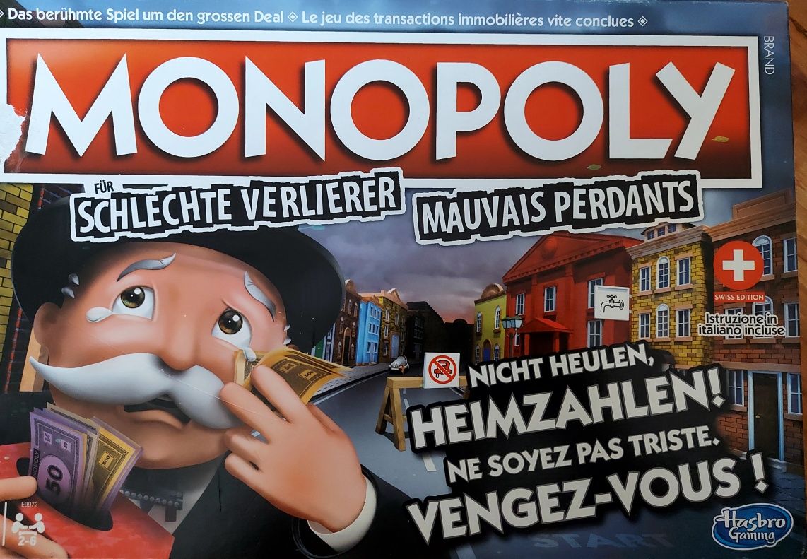 Monopoly dla pechowców plansza i karty (edycja szwajcarska)