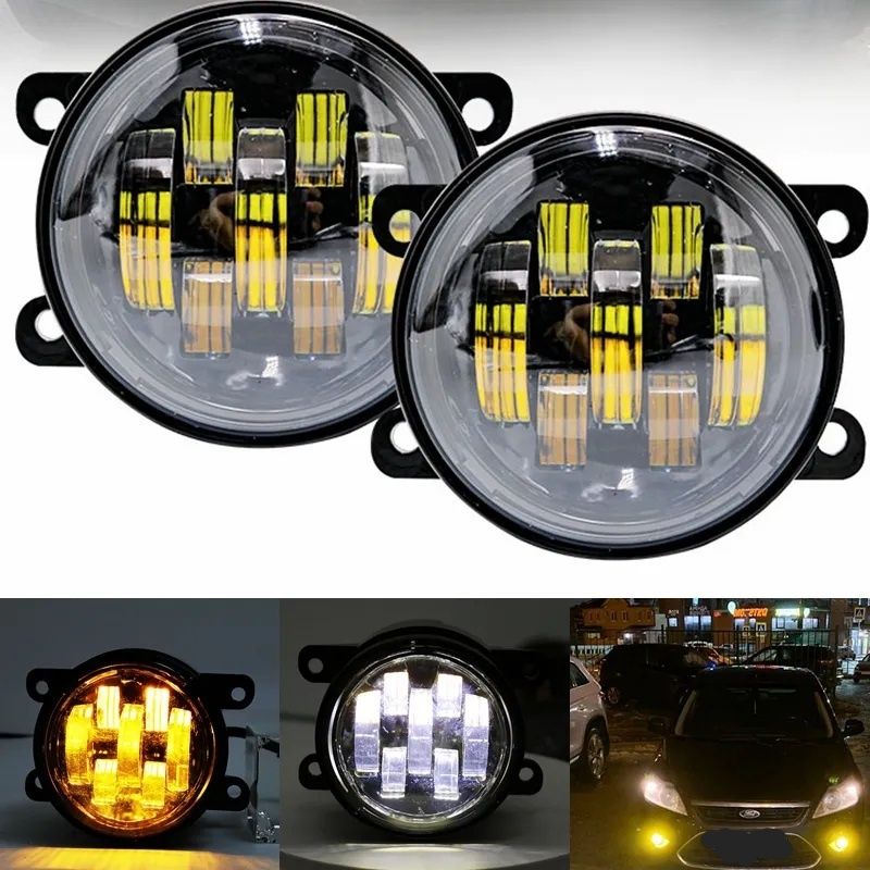 LED ПТФ 7 линз Renault Dacia Mitsubishi Ford 70w белый+желтый СТГ
БЕЛЫ