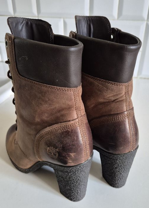 TIMBERLAND EARTHKEEPERS roz. 37 damskie botki na obcasie skóra natural