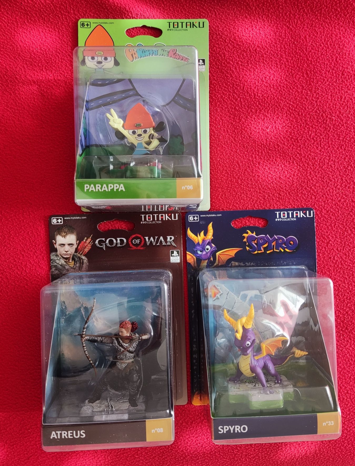 3 Figuras Totaku Playstation