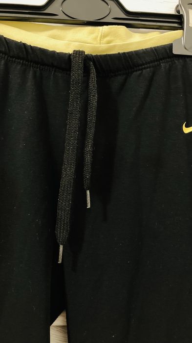 Spodnie nike czarne sportowe dresowe