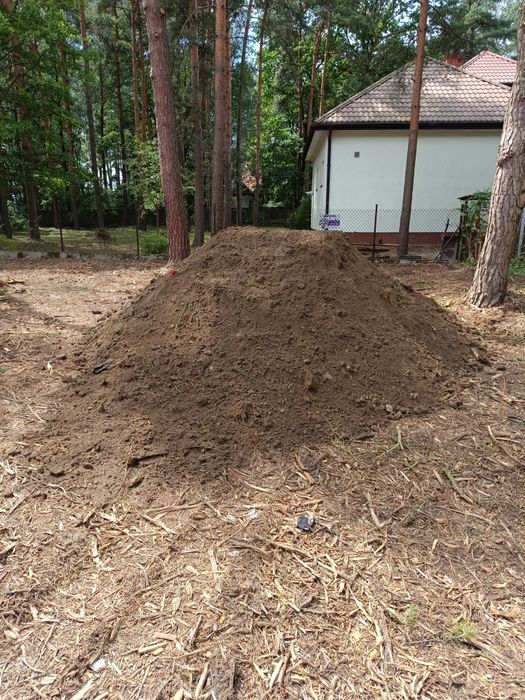 Ziemia na podniesienie wyrównywanie działek podnoszenie terenu zasypyw