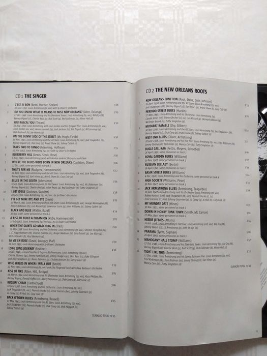 Álbum de Cd's Louis Armstrong