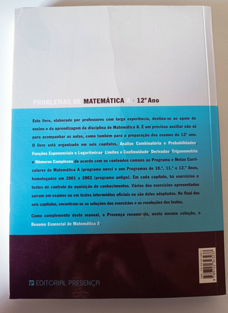 Problemas de Matemática A 12º Ano - Preparação para exames