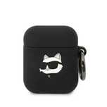 Karl Lagerfeld KLA2RUNCHK AirPods 1/2cover czarny/black Silicone Head