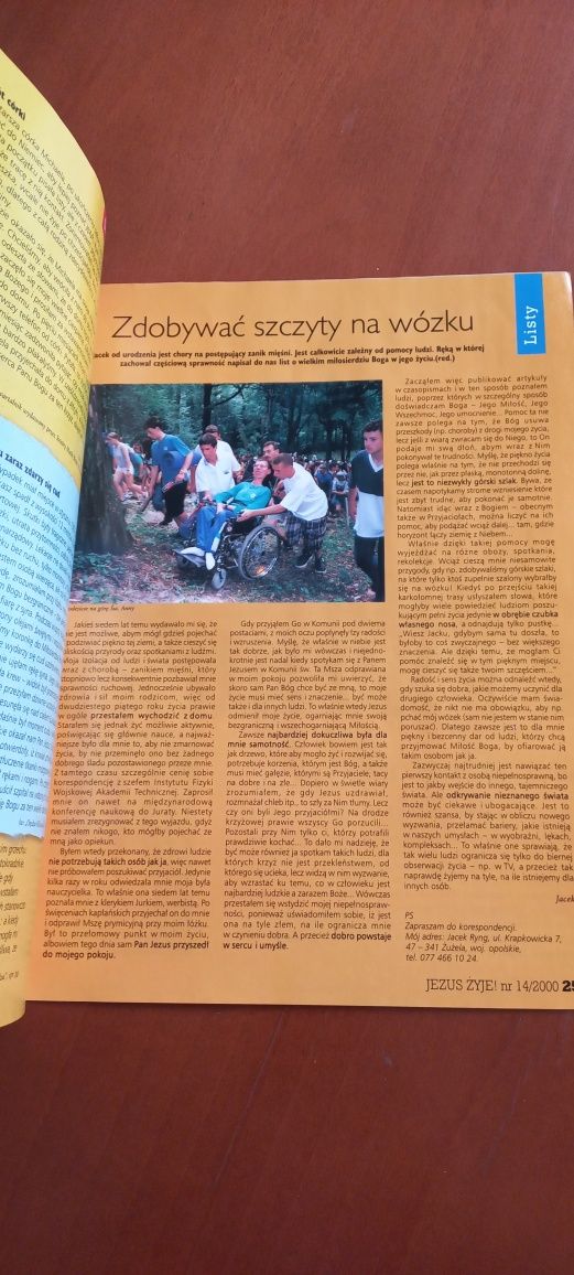 Czasopisma poświęcone świętej siostrze Faustynie