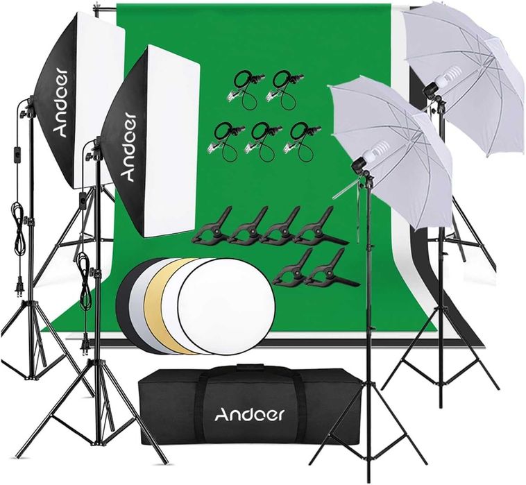 Kit de fotografia, 2 Softbox 50 x 70 cm