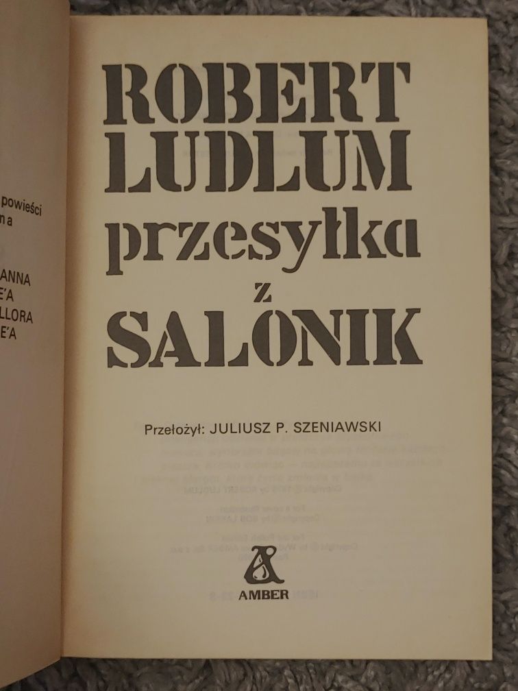 Przesyłka z Salonik Robert Ludlum