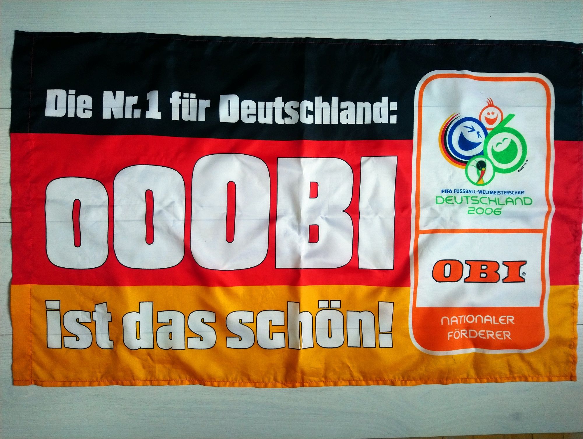 Спортивний прапор Німеччини OBI 60×100 см