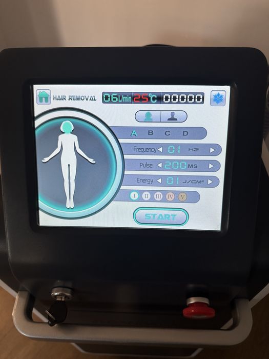 Діодний Лазер (755+808+1064 nm) з охолодженням