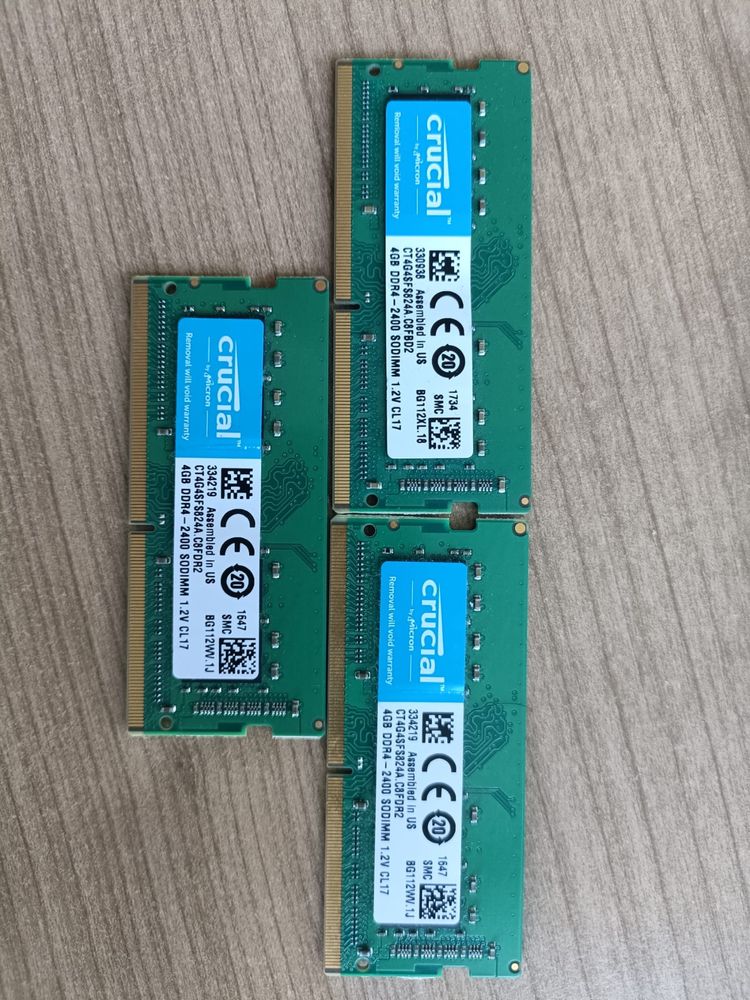 Pamięć RAM Crucial 4GB 2400Mhz CT4G4SFS824A