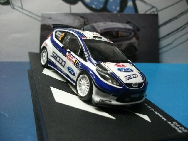 Ford Fiesta S2000 Ralye Mte-Carlo 2010 ixo/altaya escala 1,43