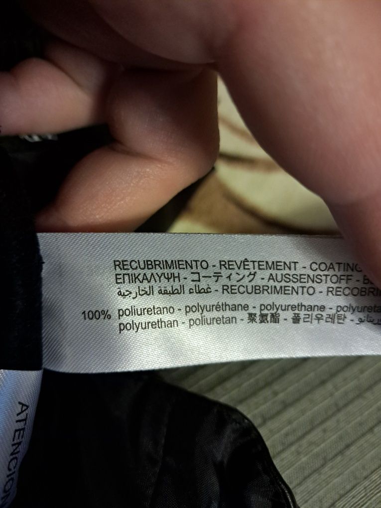 Spódnica z ecoskory z baskinka 38 Zara Basic