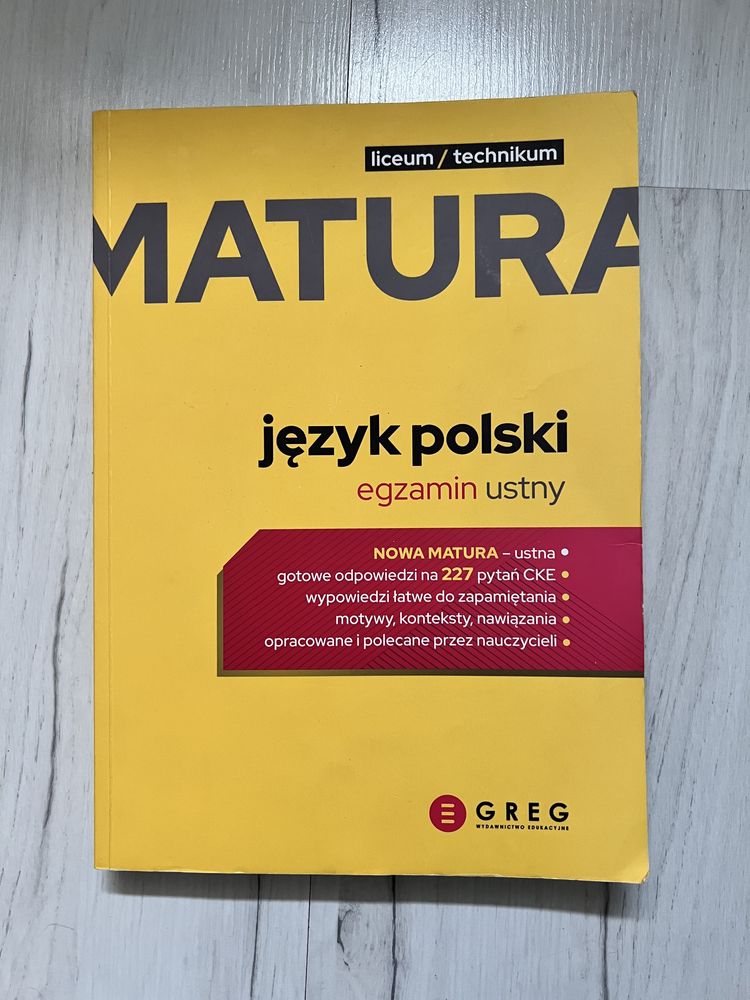 Podręcznik do matury ustnej