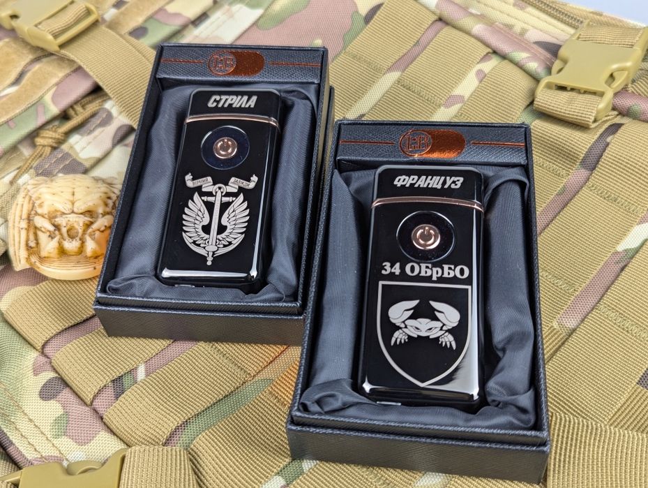 Турбо - запальничка з гравіюванням. Зажигалка 2 в 1