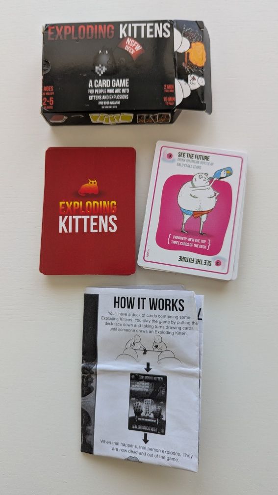 Jogo Exploding Kittens - NOVO