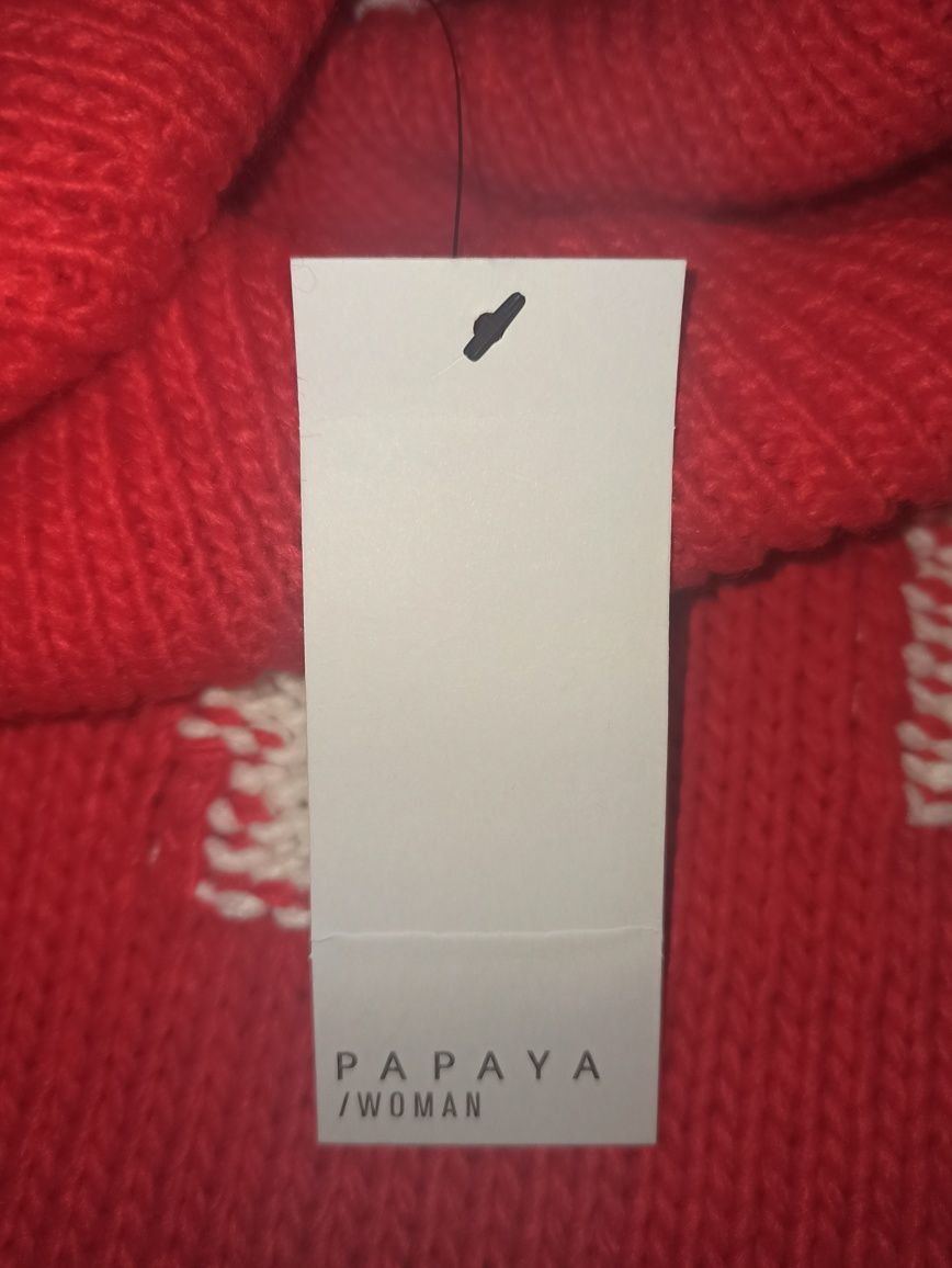 Nowy sweter sweterek golf Papaya rozmiar 36 S 8
