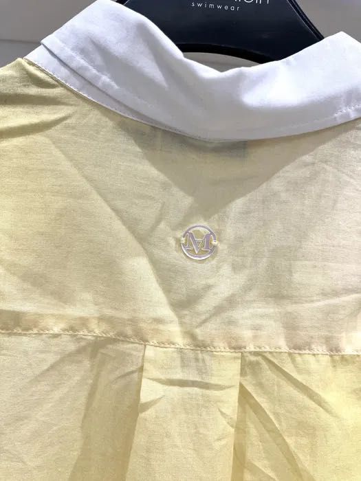 Marella sport nowa letnia koszula oversize żółta tunika bawełniana S