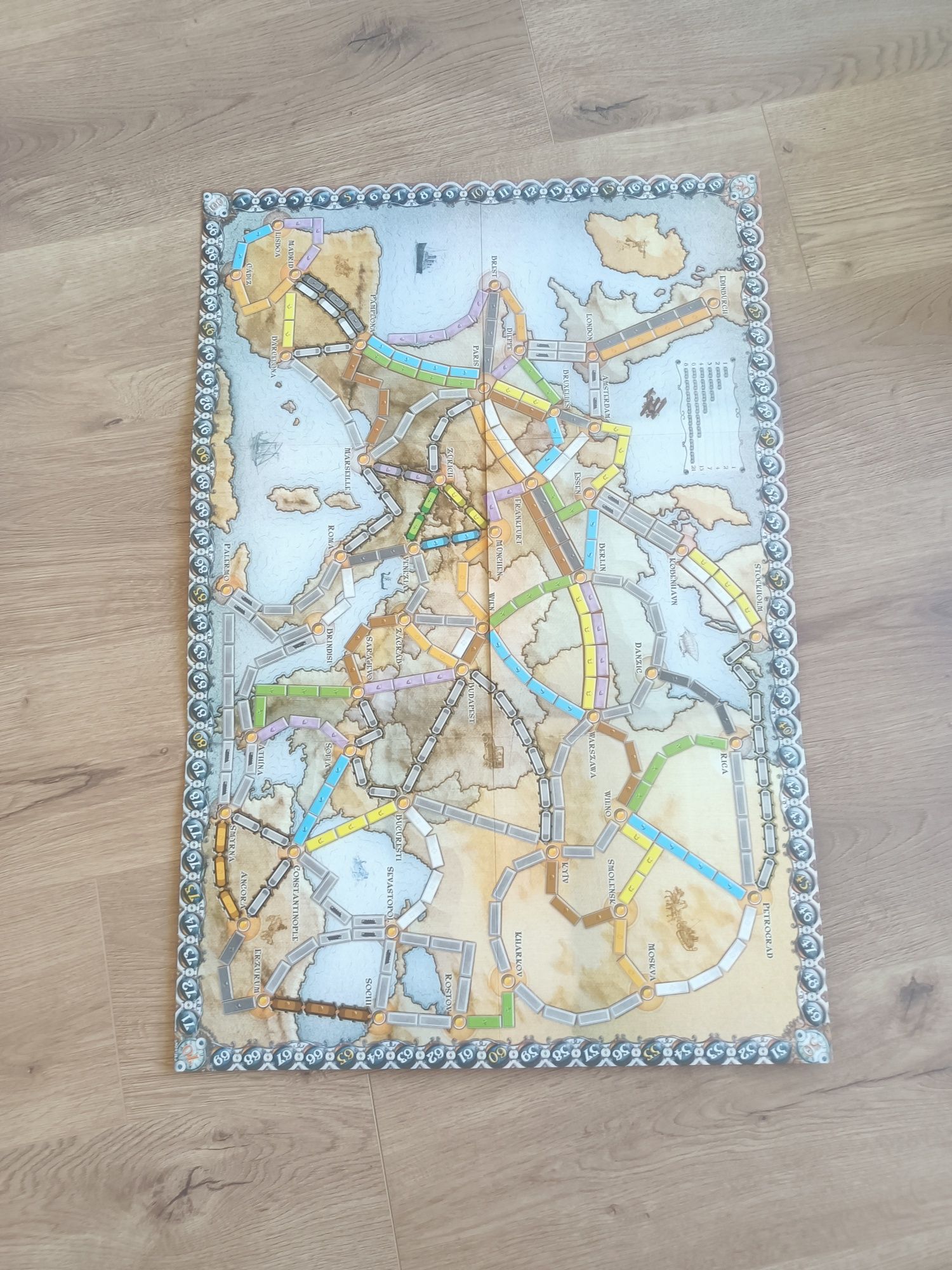 Ticket to ride Europe настільна гра